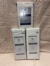 BNWT RARE WAMSUTTA 525 & 500 THREAD COUNT QUEEN SHEET SET BUNDLE IN WHITE picture