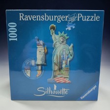 Ravensburger Statue of Liberty Jigsaw Puzzle Silhouette New York 1000 Pieces picture