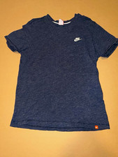 Vintage Nike Men's Navy Heather Short-Sleeve Crew T-Shirt - Size XL picture