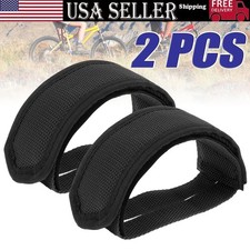 2pcs Bicycle Pedal Strap Adjustable Anti-slip Cycling Stirrups Bike Foot Holder picture
