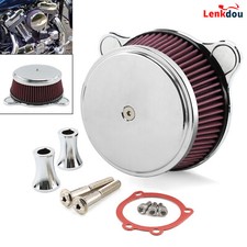 CNC Air Cleaner Intake Filter For Harley 93-07 EVO & Twin Cam Touring Dyna 93-17 picture