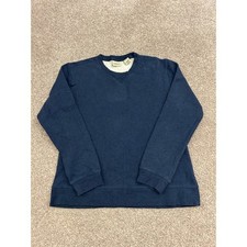 Classic Elements Sweatshirt Womens Small Navy Blue Excellent V-Stitch Pullover picture