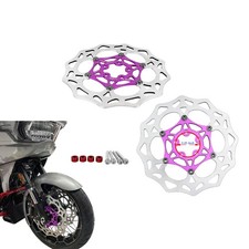 2PCS Purple Brake Disc Rotor 13.5