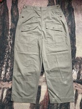 VINTAGE 1940S WW2 WAAC WOMENS ARMY CORPS US ARMY HBT PANTS TROUSERS Size 30x25 picture