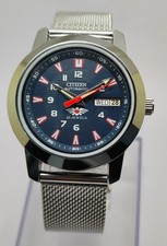 Vintage Citizen Automatic Men's 21 Jewels Blue dial Japan Made Wrist watch picture