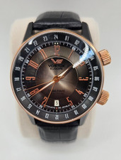 Vostok Europe Men's GAZ-14 Limo Dual Time Automatic Watch, Black SS - picture