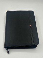 WENGER SwissArmy Black Zip Around Portfolio Organizer Business Note Taking Case picture