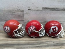 Vintage Utah Utes UTE Mini Helmets Custom Lot Of 3 picture