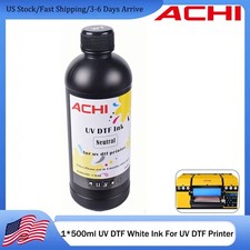 ACHI 1*500ml UV DTF White INK For Epson XP600 Head Printer picture