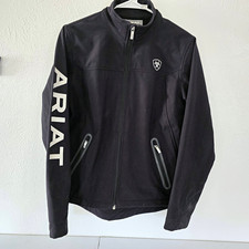 Ariat AriatTEK Women's Black Full Zip Jacket Long Sleeve Logo, Size M picture