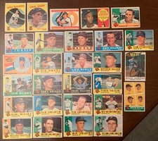 1959–60 Topps MLB BASEBALL Stars/Common/Rookies/Boston Red Sox(28)Cards/Thompson picture