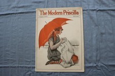 1916 AUG THE MODERN PRISCILLA MAGAZINE -COCA-COLA AD BACK COVER - E 31082 picture