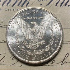 ✯ GEM BU S Morgan Silver Dollar From OBW Roll Estate Hoard ✯ S Mint Unc ✯ picture