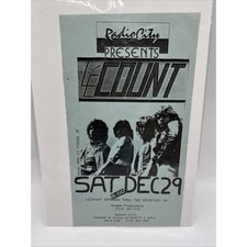 LECOUNT Vintage 80s Radio City Anaheim Handbill Flyer HARD ROCK Edvards picture