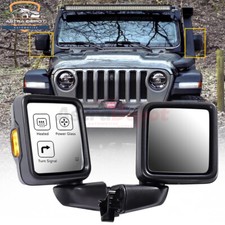1 Pair Driver Passenger Heated Side Mirror Glass for Jeep Wrangler JL 2018-2023 picture