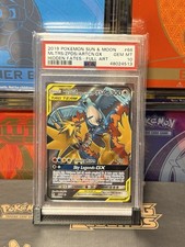 PSA 10 Moltres & Zapdos & Articuno GX #66 Hidden Fates Full Art picture