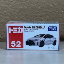 TAKARA TOMY tomica No.52 Toyota GR Corolla White 1/63 Diecast Model Car Japan picture