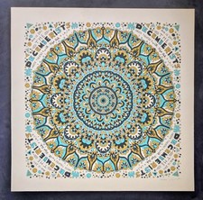 The Decemberists Concert Poster Mandala 2011 Greek Theatre 18x18 Artist signed picture