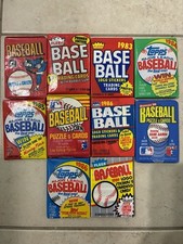 10 PACKS 1981-1989 Vintage Unopened Baseball Cards Donruss Fleer Topps Lot Chase picture