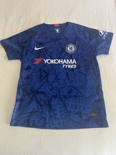 Christian Pulisic #22 Nike 2019-20 Chelsea FC Replica Home Jersey - Size Mens L picture