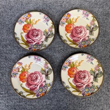 MacKenzie Childs Flower Market Canape Plates Set 5