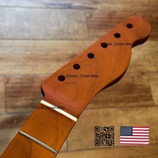 Vintage 21 Fret Roasted Maple Tele Neck Nitro Satin Fit Fender & Warmoth vTM7 picture