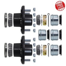 iBroPrat 2 Set Trailer Hub Kit 5 Bolt 3500lb picture
