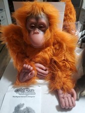 Vintage 2003 Senario Obi Tan Orangutan Interactive Plush New Box + Manual picture