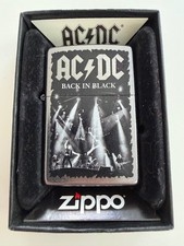 AC/DC Back In Black Zippo Lighter ~ 2021 picture