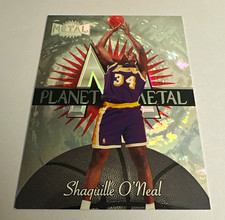 SkyBox Metal Universe 1997-98 Planet Metal Shaquille O'Neal #4 PM Lakers picture