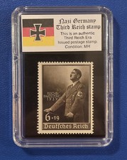 Rare Mint Germany Adolf Hitler Party Rally Speech Stamp from WW2 Nazi German MH picture