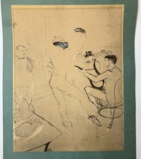 Original Toulouse-Lautrec Life-Era Litho Moulin Rouge Cabaret Art Nouveau 19C picture