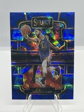 2023-24 Panini Select - Concourse Stephen Curry #56 Blue Cracked Ice Prizm picture