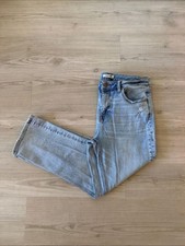 VIGOSS Light Wash High-Rise Slim Straight Jeans picture