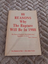 88 Reasons Why Rapture Will Be In 1988 Book On Borrowed Time Edgar C Whisenant picture