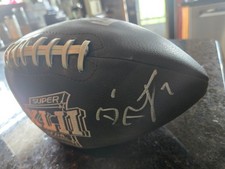 NFL Super Bowl XLII 42 Fedex Football signed Roethlisberger Jaworski Teel picture
