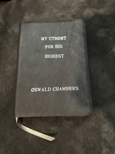 my utmost for his highest Oswald Chambers  Genuine leather picture