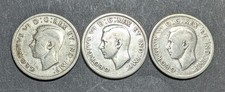 1937 + 1938 + 1939 Canada Quarters - Circulated - Semi-Key Dates -  picture