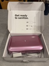 PhoneSoap 3 UV Phone Sanitizer, Pink, Easy to Use, w/ Power Adapter picture
