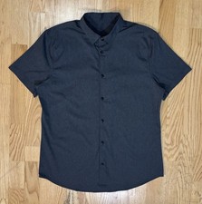Lululemon Airing Easy Short Sleeve Button Down Shirt Men’s Medium  picture