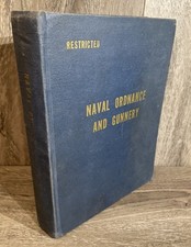 1946 Naval Ordnance and Gunnery Manual WWII NAVPERS 16116-A Vintage Navy HC picture