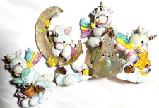 Enesco Starlight Starbright Unicorn Collection Figurines Lot of FOUR~4~FOUR 1995 picture