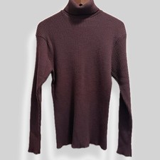 Vtg 50’s 60’s Catalina Martin Sweater Turtleneck Wool Blend Size Small Mauve picture