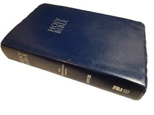 Nice Holy Bible Zondervan New International Version (NIV) blue faux leather picture