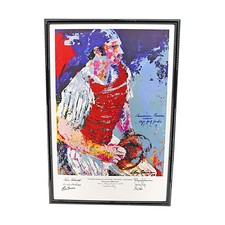 Gossage Guidry Randolph Yankees Signed Framed Leroy Neiman Art 24x32 JSA LOA picture