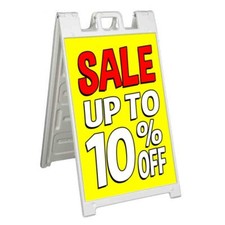 SALE UP TO 10% OFF Signicade 24x36 Aframe Sidewalk Sign Banner Decal DISCOUNT picture