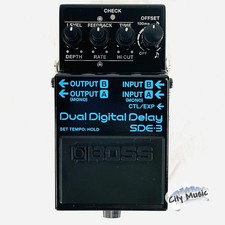 Used Boss SDE-3 Dual Digital Delay Guitar Effects Pedal ♫ picture