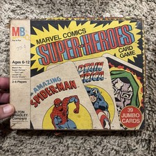 Vintage 1978 Marvel Super-Heroes Card Game Milton Bradley All 39 Cards Dr Doom picture