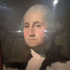 George Washington Framed Vintage Print Portrait - Rare US Politics Theme Artwork picture