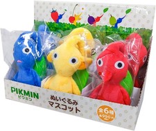 Peluche Pikmin Plush Mascot Assorted Box (FullSet of 6 Plushies) Japan New picture